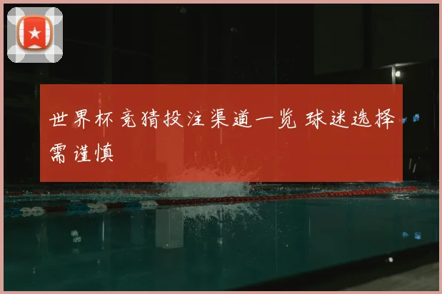 世界杯竞猜投注渠道一览 球迷选择需谨慎