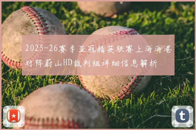 2025-26赛季亚冠精英联赛上海海港对阵蔚山HD裁判组详细信息解析