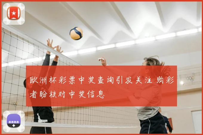欧洲杯彩票中奖查询引发关注 购彩者盼核对中奖信息