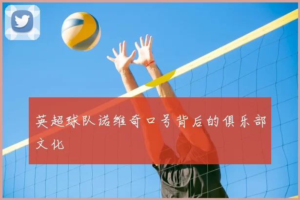 英超球队诺维奇口号背后的俱乐部文化