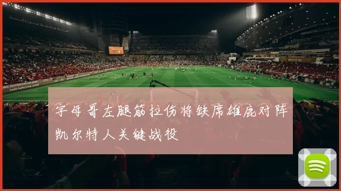 字母哥左腿筋拉伤将缺席雄鹿对阵凯尔特人关键战役